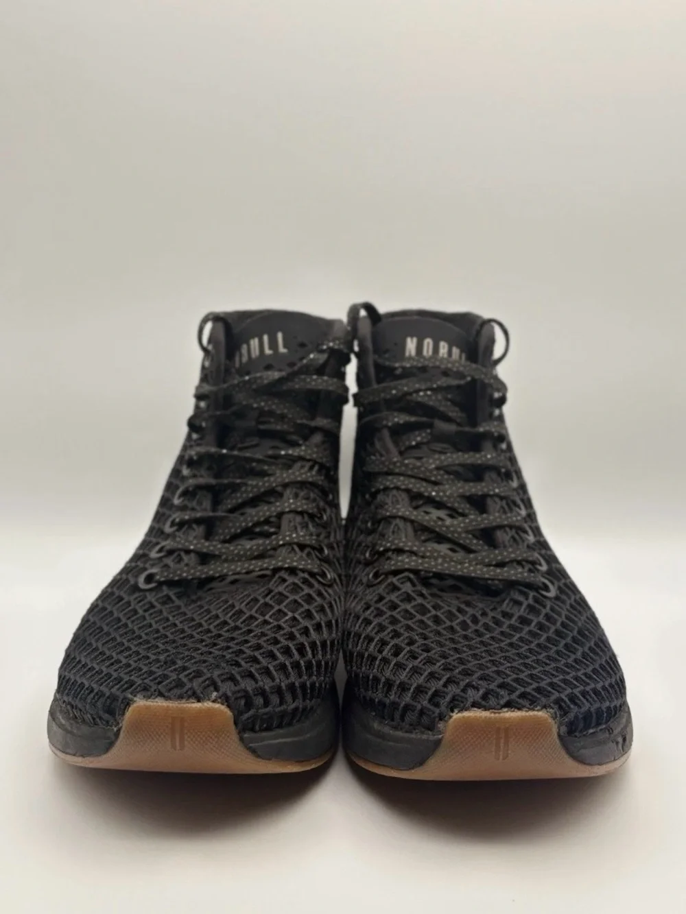 NOBULL Black High-Top Mesh Training Sneakers